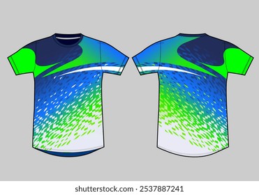 Sports t-shirt template design mockup jersey uniform