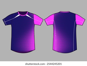 Camiseta deportiva de diseño de Plantilla maqueta jersey uniforme