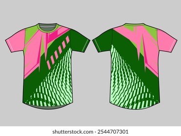 Camiseta deportiva de diseño de Plantilla maqueta jersey uniforme