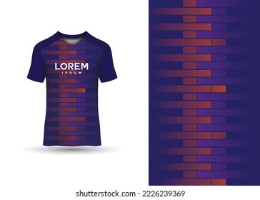 Sports t-shirts, football jerseys for football clubs. uniform front view.