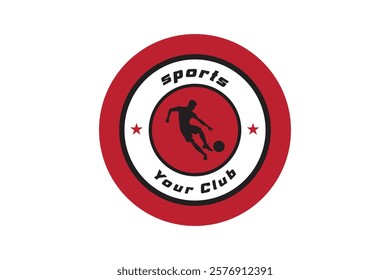 Sports type logo full vector file with white background