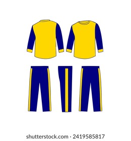 sports uniform vector designs with various models and colors that are well made and attractive