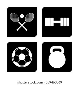 sports  vector icon  set