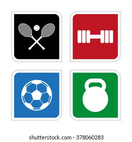 sports vector  icon  set