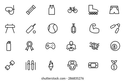 Sports Vector Line Icons 2 