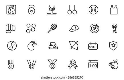 Sports Vector Line Icons 5 