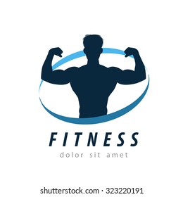 sports vector logo design template. fitness or gym icon