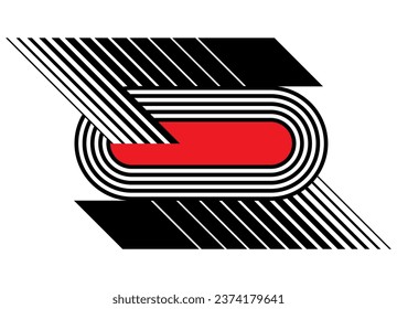 Sports vector pattern in retro style. For advertising, banner, wallpaper, covers, cards, clothing, textiles. Design element. Striped vector background.