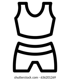 Sports Vest Vector Icon