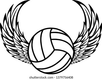 484 Volleyball with wings Images, Stock Photos & Vectors | Shutterstock