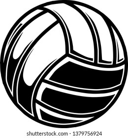 Sports Volleyball Emblem Design Element Logo