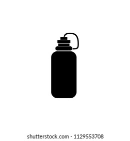 The sports water bottle, flask icon, illustration, vector