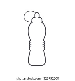 sports water bottle icon