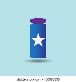 sports water bottle icon
