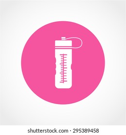 Sports water bottle Icon Isolated on White Background