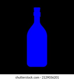 sports water plastic bottle with lid icon silhouette vector