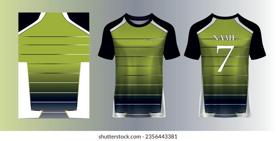 Sports wear jersey editable vector file