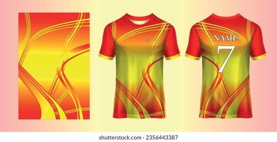 Sports wear jersey editable vector file