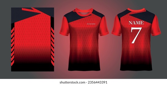 Sports wear jersey editable vector file