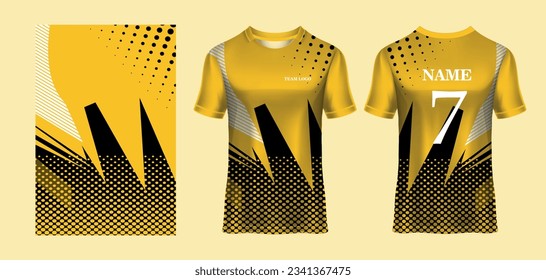 Sports wear Jersey model mock up and vector editable file 