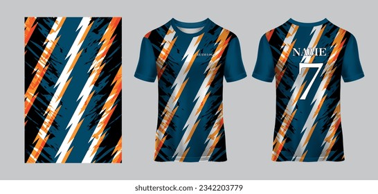 Sports wear Jersey model mock up and vector editable file