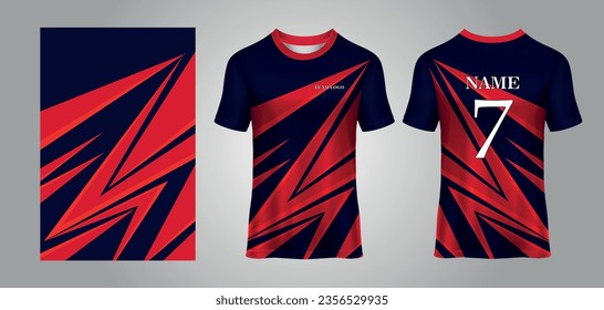 Sports wear jersey new deisgns editadable