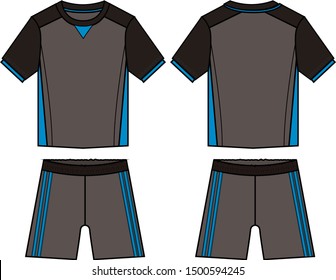 sports wear vector template pattern