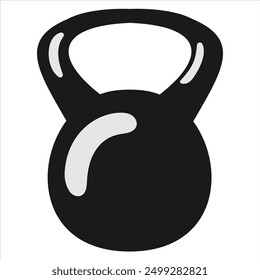 sports weightlifting kettlebell vector sports equipment