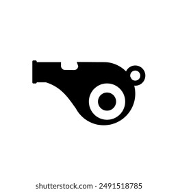 Sports whistle - vector icon	