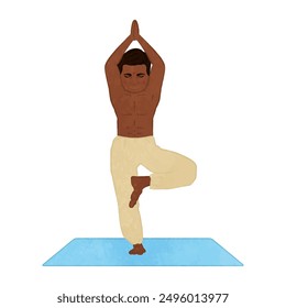 SPORTS Yoga Men Tree Pose