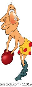 the sportsman the boxer caricature
