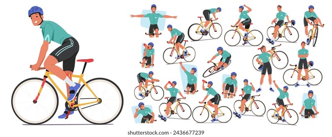 Sportsman Cyclist Engages In Rigorous Training, Focusing On Endurance, Strength And Speed. They Participate In Races, Conquer Challenging Terrains And Constantly Refine Techniques For Peak Performance