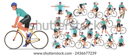 Sportsman Cyclist Engages In Rigorous Training, Focusing On Endurance, Strength And Speed. They Participate In Races, Conquer Challenging Terrains And Constantly Refine Techniques For Peak Performance