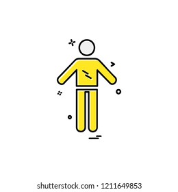 Sportsman icon design vector