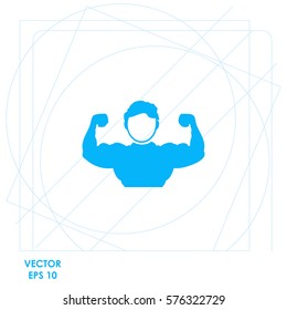 Sportsman  icon Vector design.