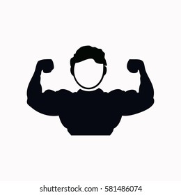 Sportsman  icon Vector design.
