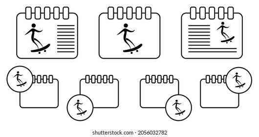 sportsman on skateboard icon. Elements of sportsman icon. Premium quality graphic design icon. Signs and symbols collection icon for websites, web design, mobile app on white background