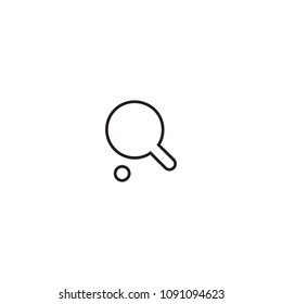 Sportsman. player Vector icon, isolated on white background in flat style. 