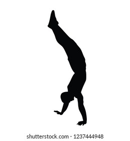Sportsman training in the gym