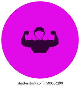 Sportsman vector  icon