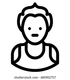 
Sportsman Vector Icon
