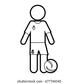 sportsman vector illustration