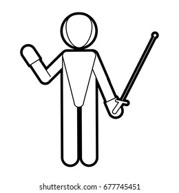 sportsman vector illustration