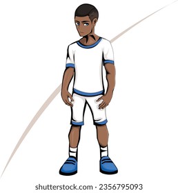 A sportsman vector meticulously crafted digital illustration that embodies the spirit and essence of an athlete engaged in a sporting activity.These vectors serve a multitude of purposes in promotion.