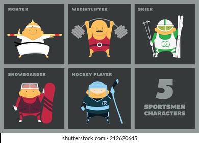 Sportsmen characters