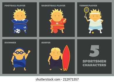 Sportsmen characters