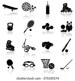 Sports-Sports Equipment Icon- Illustration