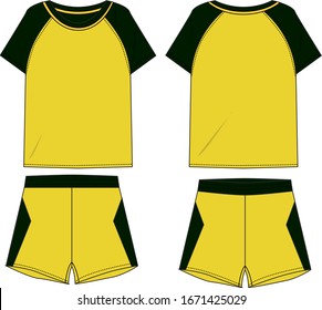 
Ropa deportiva para niños con vectores