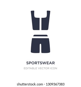 Sportswear Icon On White Background. Simple Element Illustration From Fashion Concept. Sportswear Icon Symbol Design.