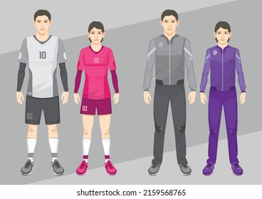 Sportswear Modern Fashion Template for Male and Female 02